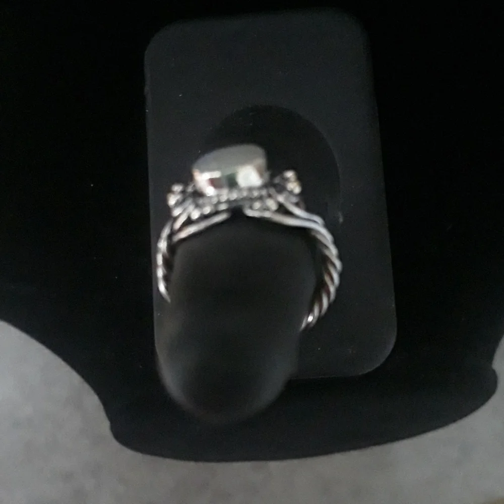 925 Sterling Silver moon stone